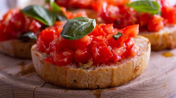 BRUSCHETTA AL POMODORO - ProntoSocial Chef